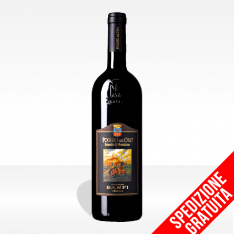 Brunello di Montalcino DOCG "Poggio all'Oro" di Castello Banfi, vendita online spedizione gratuita