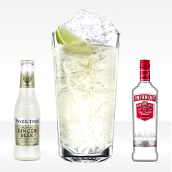 Moscow Mule con smirnoff vodka e ginger beer fevertree