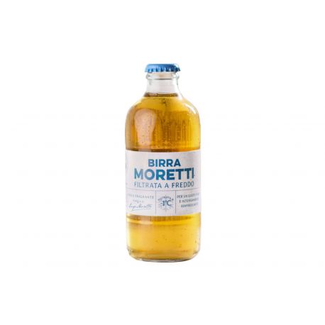 Birra Moretti filtrata a freddo 