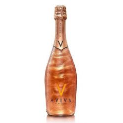 Aviva Original Pink Gold - Spumante Aviva con Glitter Pink Gold