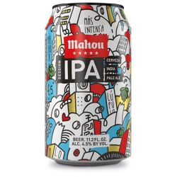 Mahou 5 Estrellas Session IPA lattina