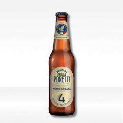 Birra Poretti 4 Luppoli Non Filtrata 33clx24